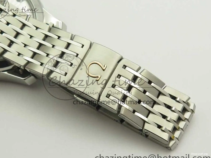 0315 De Ville Hour Vision 41mm SS VSF 1:1 Best Edition White Dial on SS Bracelet A8500 Super Clone Casual 7946